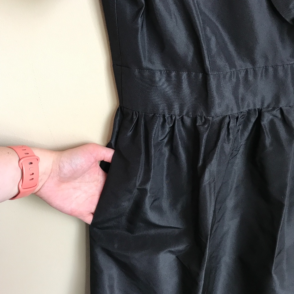 J. Crew Silk Taffeta Wrap Dress - Picture 6 of 14